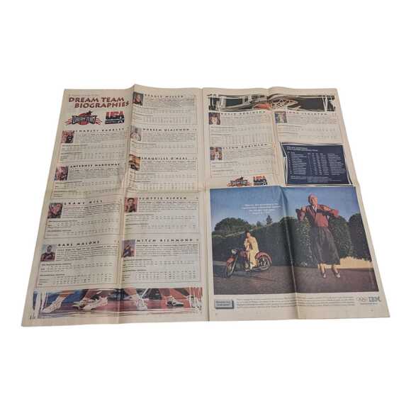 USA TODAY Special Section: USA Basketball Dream Team July 3, 1996 Collectible - Picture 4 of 4